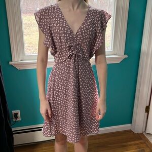 Monteau Size Small lavender floral dress